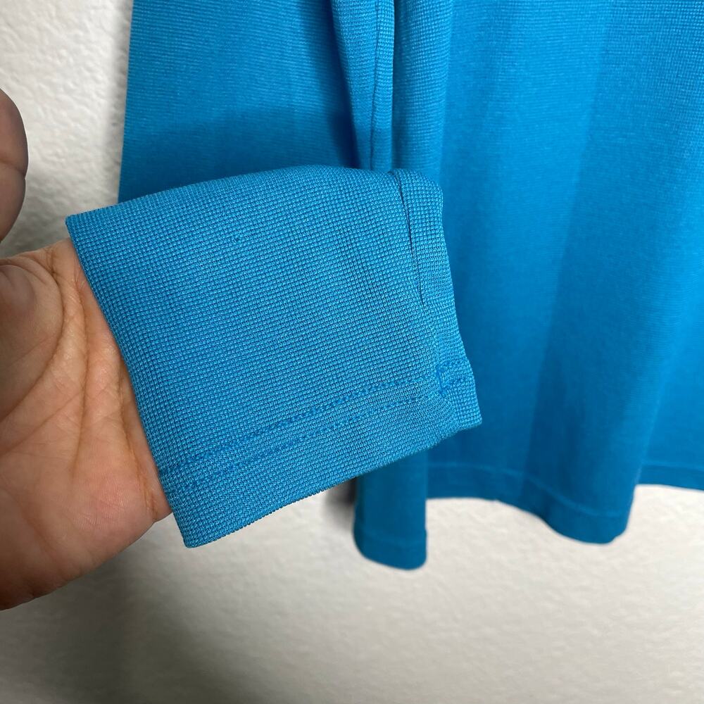 Patagonia Womens Top Size L Blue Capilene 2 Lightweight Long Sleeve Pullover - Picture 7 of 8